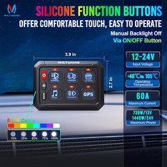 P1s RGB Switch Panel Toggle Switch Circuit Control Relay System For Car Marine