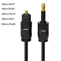 1m/1.5m/2m/3m/5m Audio Optical Fiber Lines 3.5mm Plug Digital Optical Cable