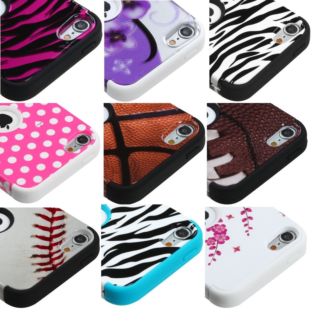 For iPod Touch 5th & 6th & 7th Gen – Hybrid HARD & SOFT Armor Case Cover Skin