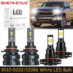 For GMC Sierra 1500 2014-2015 LED Headlights Bulbs High Low Beam Fog Light Z8