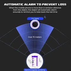 1pc Mini GPS Tracker Anti-Lost Locator Bluetooth Car Vehicle Tracking Device