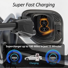 NACS to CCS1 Adapter 500A 1000V Fast Charge Tesla Supercharger EV Charger
