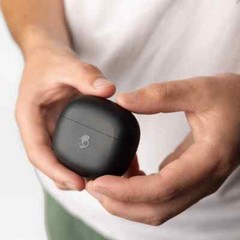 Skullcandy Rail In-Ear Wireless Earbuds (True Black)- (Certified Refurbished)