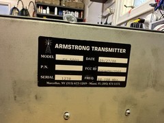 Armstrong FM-500SC 500W FM LPFM Transmitter 120/240v Tested and Works Great