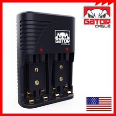 Universal Batteries Charger AA AAA 9V NiMH NiCD Rechargeable Batteries Plug-In