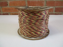 ITT Thermax 22 AWG Stranded SPC Hookup Wire PTFE Teflon Red Brown Yellow NOS 22g