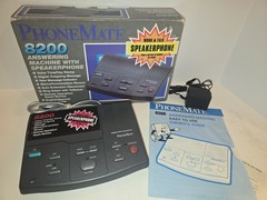 Vintage Phonemate Answering Machine 8200 Works, In Original Box