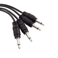 50cm MIDI DIN 5 Pin Male Plug to 4x 3.5mm 1/8″ Jack Mono AUX Audio Adapter Cable