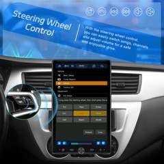 Wireless Apple CarPlay 10.4″ Single 1DIN Car Stereo Rotatable Touch Screen Radio