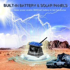 Wireless Magnetic Solar Backup Camera 1080P 10.1″ DVR for Monitor RV Truck Ship