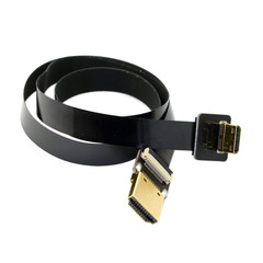 CYFPV 90 Degree up Angled FPV Mini HDMI Male to HDMI Male FPC Flat