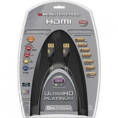 Monster 5ft. Ultra HD Platinum 4K Ultra High Speed HDMI Cable with Ethernet