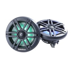 OPEN BOX Rockford Fosgate M1-65B 6.5″ Color Optix Marine 2 Way Speakers (Black)