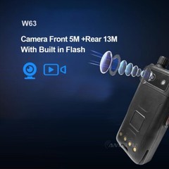 ANYSECU W63 IP68 4G Network Radio Android 9.0 NFC Zello Real-ptt PTT POC Radio