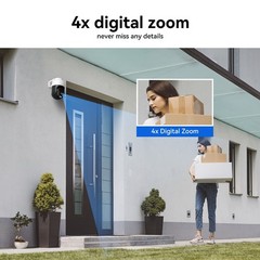 8MP PTZ Security Camera System 12” Monitor Outdoor Wireless Audio PTZ 10CH 2TB