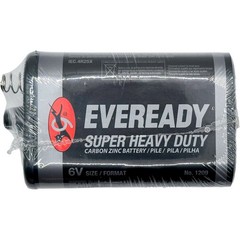 Eveready 1209 6V Super Heavy Duty Carbon Zinc Lantern Battery 4 Pack