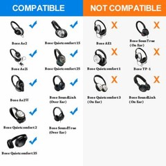 NEW Replacement Cushions Ear Pads Headband for Bose QuietComfort QC2 QC25 AE2