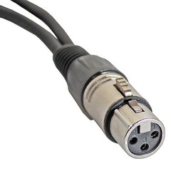 6″ XLR 3 pin FEMALE jack to 2 dual MALE plug Y SPLITTER mic PA DJ cable adaptor