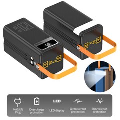 Power Bank Super Fast Charging Large Capacity Portable LED Light for Cell Phone