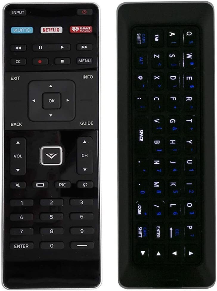 XRT500 Qwerty Remote for Vizio M652I-B2 M552I-B2 M702I-B3 M502I-B1 w Backlight