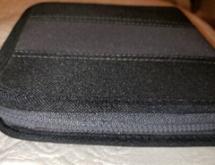 IKEA CD/DVD Case Black Holder Wallet Portfolio Zip Around 1999 Made In Vietnam