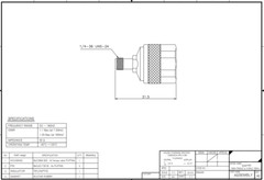 DC-18GHz N Type Male to SMA Female Straight Adapter USA