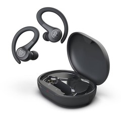JLab Audio JBuds Air Sport True Wireless BT Earbuds Ear-Hook Black IP66 New NIB