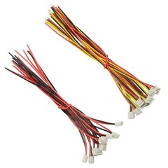 60Pcs JST PH 2.0mm Connector Cable Wire 26AWG 2/3/4/5 Pin Assortment Kit
