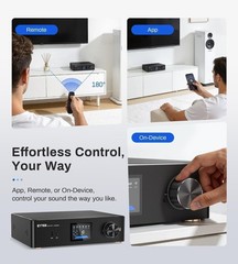 P30 300W x 2 Multiroom Streaming Amplifier Stereo Music Streamer with ESS ES9…