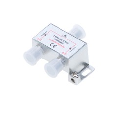 2-Way TV Coaxial Cable Splitter 5-2300MHz For RG6 RG59 TV Antenna Coax Adapter