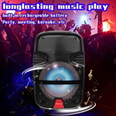 3000W Portable Bluetooth Speaker Sub Woofer Heavy Bass Sound System Party+Remote