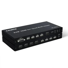 4k 60Hz 4×1 KVM HDMI Multi-viewer 2 3 4 Quad Screen Display Video Converter PIP