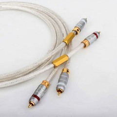 QED 6N OCC Silver Plated HiFi RCA Cable AMP Audio Signature Interconnect Cord