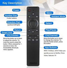 Replace Remote Control for All Samsung TV lot HDTV 4K 8K 3D Smart TV BN59-01329A