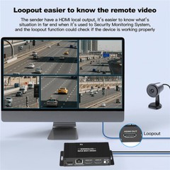 60M HDMI KVM Extender over Ethernet Cat5e/6 HDMI USB RJ45 Extender Keyboard Mous