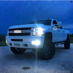 For GMC Sierra 1500 2500 1999-2006 C/K Pickup 6500K LED Headlight High/Low Bulbs