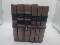 CD Hide Dummy Book Co. CD Storage Stash Faux Books Hand Painted Tan Black