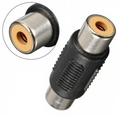 5 PCS AV RCA Audio Video Female to Female Jack Coupler Adapter Connector