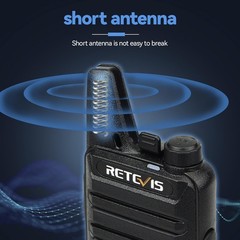 RT22 Walkie Talkies, Mini 2 Way Radio Rechargeable, VOX Handsfree, Portable, …