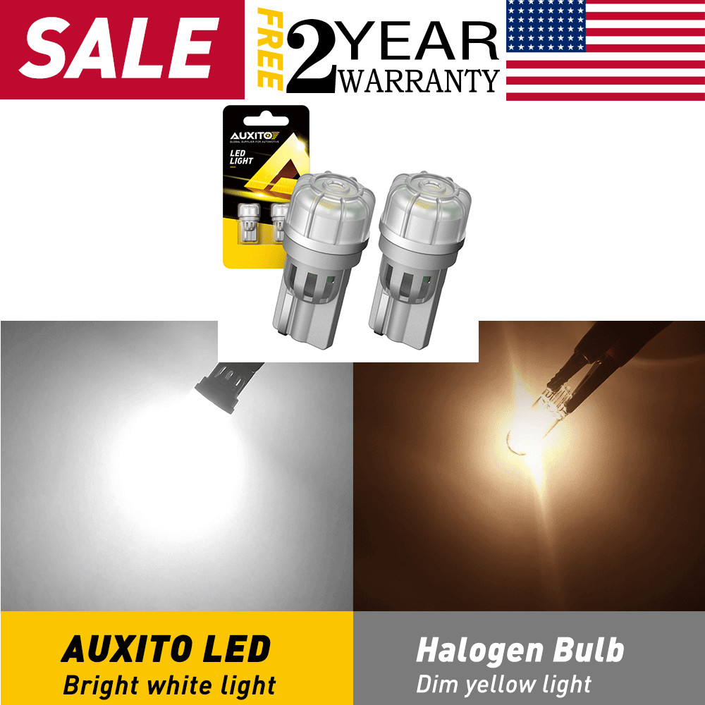 AUXITO T10 LED License Plate Light Car Interior Dome Map Bulbs 194 2825 CANBUS