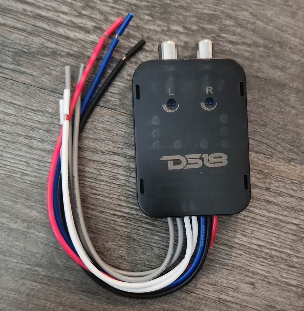 DS18 V2HL.V2 2-Channel RCA Line Output Level Converter (LOC)