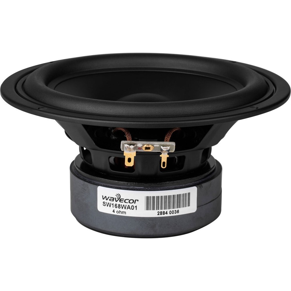 Wavecor SW168WA01 6-1/2″ Balanced Drive Paper Cone Subwoofer 4 Ohm