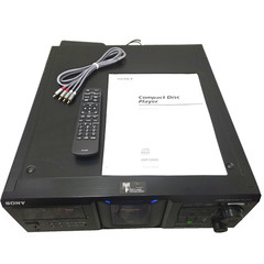 Sony CDP-CX455 CD Changer 400-Disc Black Refurbished w/Remote One Year Warranty
