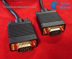 15′ ft VGA SVGA Cable M-M PC Video Monitor Projector Display HQ Cord Wire VWLTW