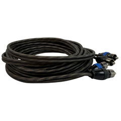 Sky High Car Audio Twisted OFC RCA Cable 2 Channel Car Audio Interconnect