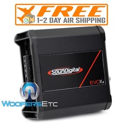 OPEN BOX SOUNDIGITAL EVOX2 400.2 4-OHM MINI 2-CH 400W RMS MOTORCYCLE AMPLIFIER