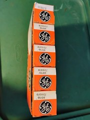 Set of 4 Vintage NOS RCA Electronic Tubes 6JE6C/6LQ6 in Original Box + GE 15MF8