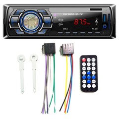 Single 1 Din Car Stereo MP3 Player Bluetooth In-Dash FM Radio Head Unit AUX/USB