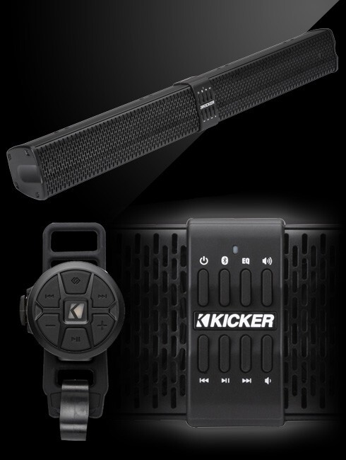 KICKER 47KPB2 EIGHT SPEAKER POWERBAR/ KPB2 WEATHER PROOF SOUND BAR **NEW**
