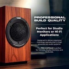 DS18 4″ High End Mid Range Loudspeaker with Neodymium Magnet 200W RMS 4-Ohm